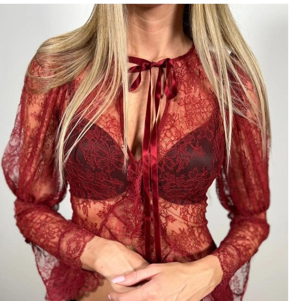 Agent Provocateur Luxurious Lace Marcia Intimate Jacket - Picture 3 of 10
